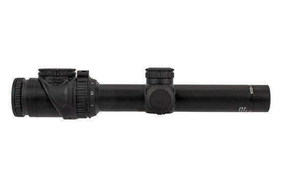Trijicon AccuPoint 1-6x rifle scope features a second focal plane reticle